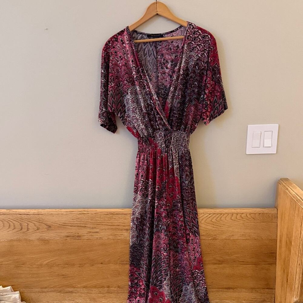 5th & Love Women's Maxi Jumpsuit in Red and Black Size S